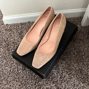 Jcrew suede heels
